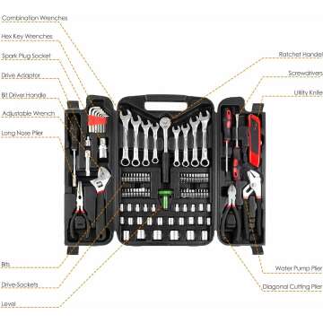TLGREEN 95 Piece Mechanics Tool Set for Home Use