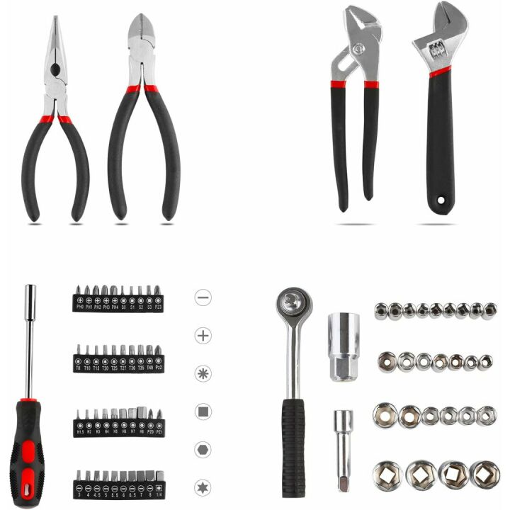 TLGREEN 95 Piece Mechanics Tool Set for Home Use