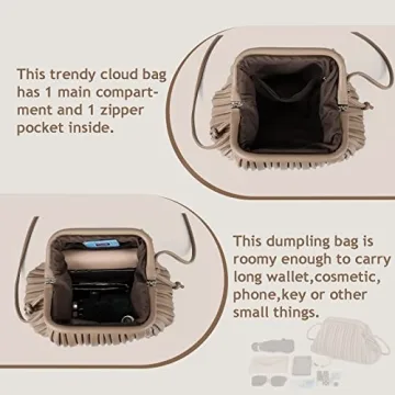 GLITZALL Clutch Purse Dumpling Bag Women Designer Handbag