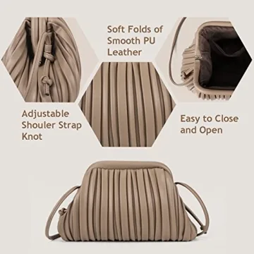 GLITZALL Clutch Purse Dumpling Bag Women Designer Handbag