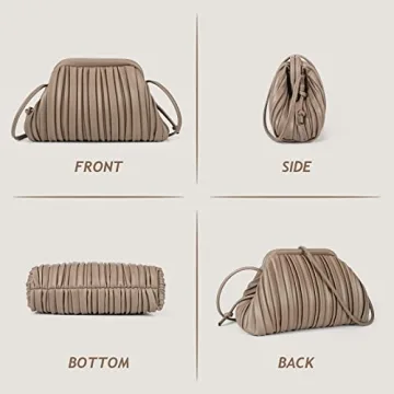 GLITZALL Clutch Purse Dumpling Bag Women Designer Handbag