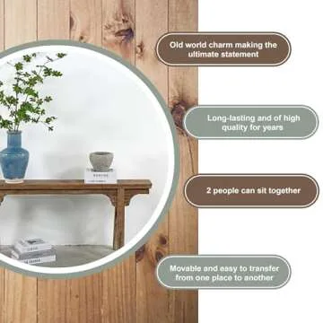 Lily’s Living Vintage Noodle Bench - Unique Reclaimed Wood