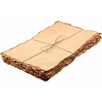 Handmade Watercolor Paper - 150GSM Thick Vintage Deckle Edge