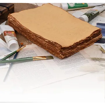 Handmade Watercolor Paper - 150GSM Thick Vintage Deckle Edge