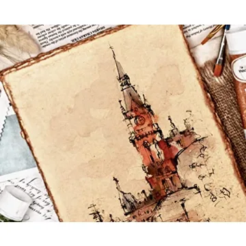 Handmade Watercolor Paper - 150GSM Thick Vintage Deckle Edge