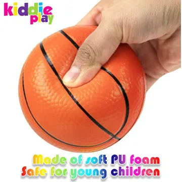 Kiddie Play Set 4 Soft Sports Balls Perfect for Toddlers