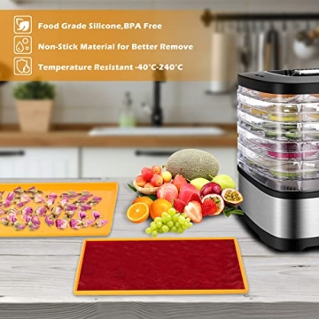 Non-Stick Silicone Dehydrator Sheets for Easy Cooking