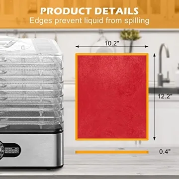 Non-Stick Silicone Dehydrator Sheets for Easy Cooking