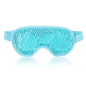 NEWGO Cooling Eye Mask - Relief for Puffy Eyes, Migraines & Stress