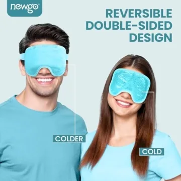 NEWGO Cooling Eye Mask for Puffy Eyes & Migraines Relief