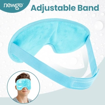 NEWGO Cooling Eye Mask for Puffy Eyes & Migraines Relief