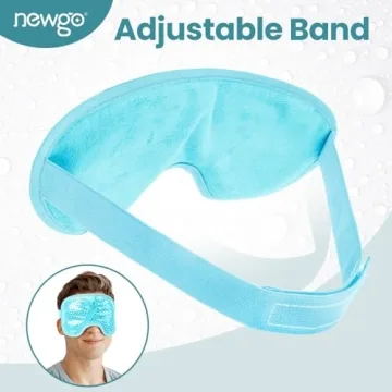 NEWGO Cooling Eye Mask for Puffy Eyes & Migraines Relief