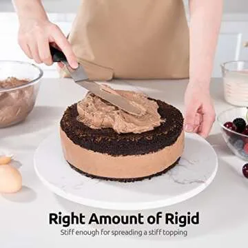 U-Taste Offset Spatula Set for Effortless Cake Decorating