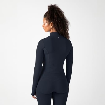 YITTY UltraLuxe Cropped Full Zip Jacket for Women