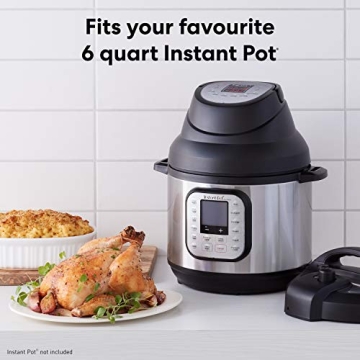 Instant Pot Air Fryer Lid for Healthier Cooking Experience