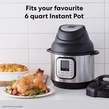 Instant Pot Air Fryer Lid for Healthier Cooking Experience