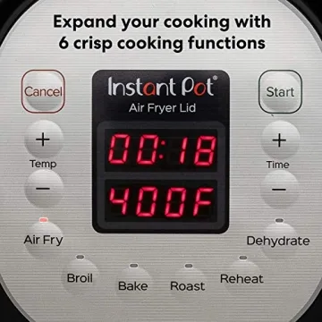 Instant Pot Air Fryer Lid for Healthier Cooking Experience