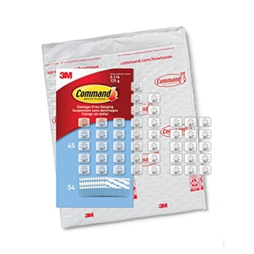 Command Indoor Mini Light Clips for Damage-Free Hanging