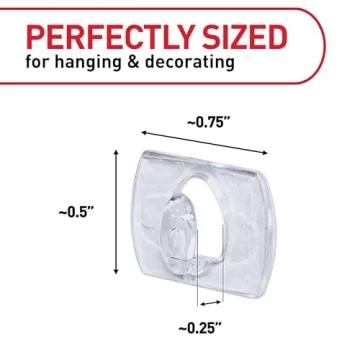 Command Indoor Mini Light Clips for Damage-Free Hanging