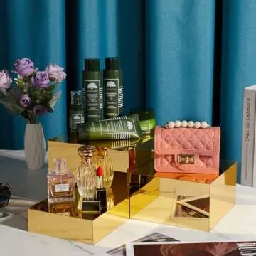 Jolboldy 3 Pcs Acrylic Risers for Elegant Displays