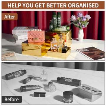 Jolboldy 3 Pcs Acrylic Risers for Elegant Displays