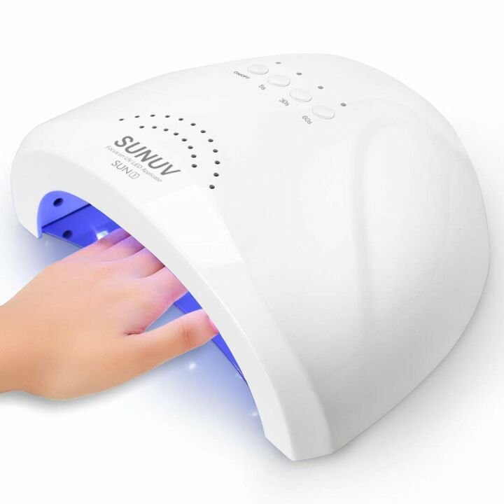 SUNUV 48W UV LED Nail Lamp with Timers for Gel Polish