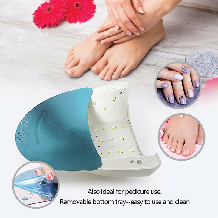 SUNUV 48W UV LED Nail Lamp with Timers for Gel Polish