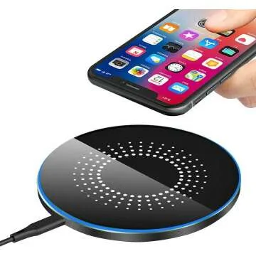 Fast Wireless Charger Pad for Galaxy & iPhone