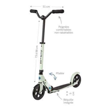 Micro Speed Deluxe Scooter - Smooth Ride for Teens and Adults