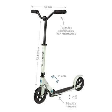 Micro Speed Deluxe Scooter - Smooth Ride for Teens and Adults
