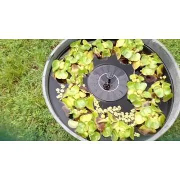 Solar Fountain, Solatec Solar Powered Bird Bath Fountain Pump 1.3W Solar Panel Kit Water Pump,Outdoor Watering Submersible Pump for Pond, Pool, Garden, Fish Tank, Aquarium