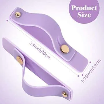 Weewooday 15 Colorful Phone Grip Straps for Easy Handling