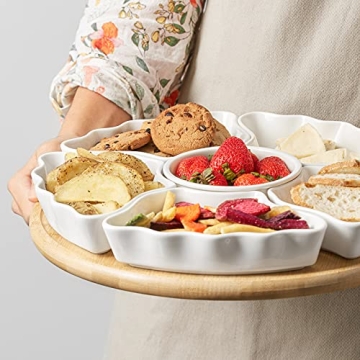 DOWAN Rotatable Serving Tray for Effortless Entertaining