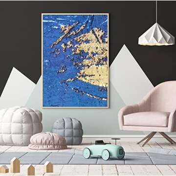 Sensory Wall Sequin Flip Fabric for Kids,0.2" Large Sequins Sensory Graffiti Fabric for Toddlers,Tactile Stimulation,Reversible Glitter Fabric (1 yd, Sapphire Blue + Silver)