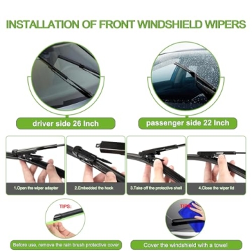 Premium All-Season Wipers for 2011-2023 Ford Explorer
