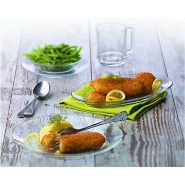 Durable Duralex Lys Glass Plates for Everyday Use