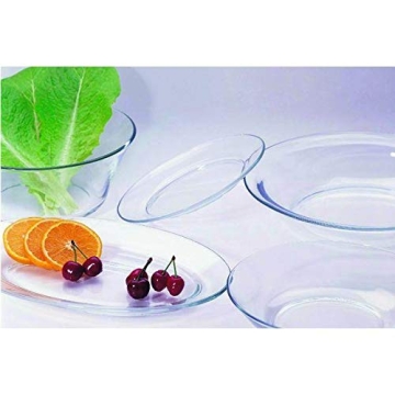 Durable Duralex Lys Glass Plates for Everyday Use