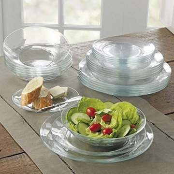 Durable Duralex Lys Glass Plates for Everyday Use