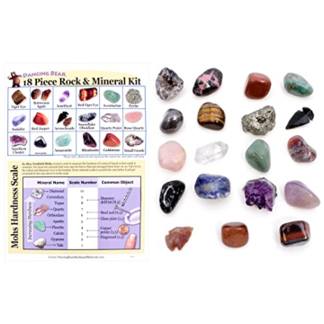 Rock & Mineral Educational Collection for Kids 18 Pieces