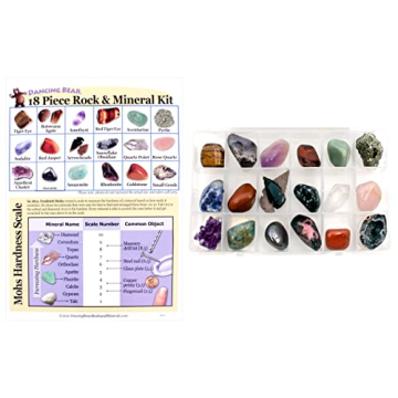 Rock & Mineral Educational Collection for Kids 18 Pieces