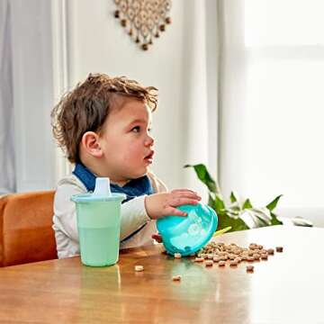 The First Years Take & Toss Sippy Cups - Spill Proof Toddler Cups Value Party Pack - 10 Oz - 20 Count,Pastel