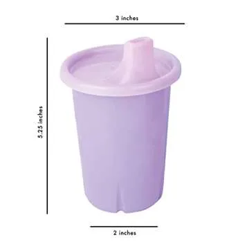 The First Years Take & Toss Sippy Cups - Spill Proof Toddler Cups Value Party Pack - 10 Oz - 20 Count,Pastel