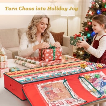 Criusia Gift Wrapping Organizer for Stress-Free Holidays