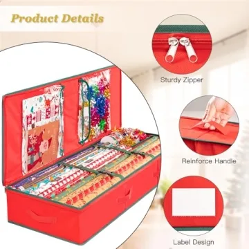 Criusia Gift Wrapping Organizer for Stress-Free Holidays