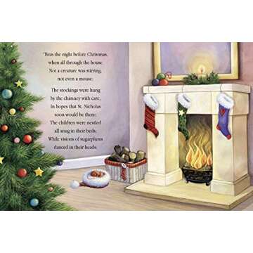 The Night Before Christmas - Children's Padded Board Book - Holiday