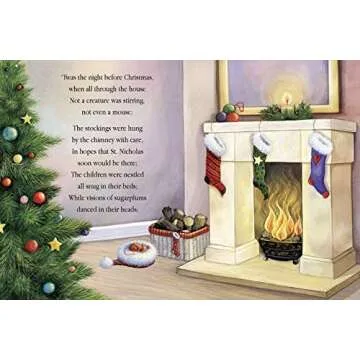 The Night Before Christmas - Children's Padded Board Book - Holiday