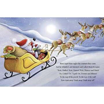 The Night Before Christmas - Children's Padded Board Book - Holiday