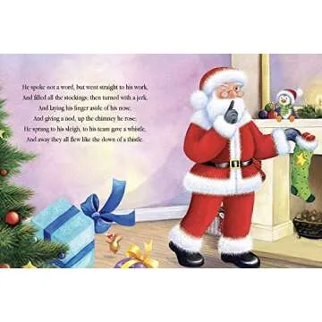 The Night Before Christmas - Children's Padded Board Book - Holiday
