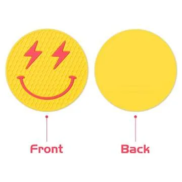 Vibrant Silicone Coasters - Fun Colors & Designs for All Ages