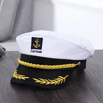 Adult Sailor Captain Hat for Nautical Parties and Costumes